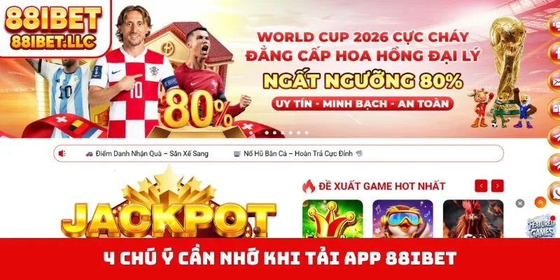 Tải app 88ibet 3 4 chú ý cần nhớ khi tải app 88IBET