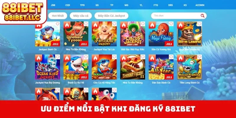 Đăng ký 88ibet 1 Ưu điểm nổi bật khi đăng ký 88IBET